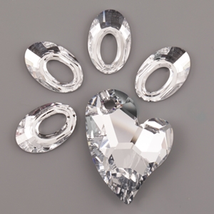 Komponenty Swarovski Elements v barvě Crystal CAL